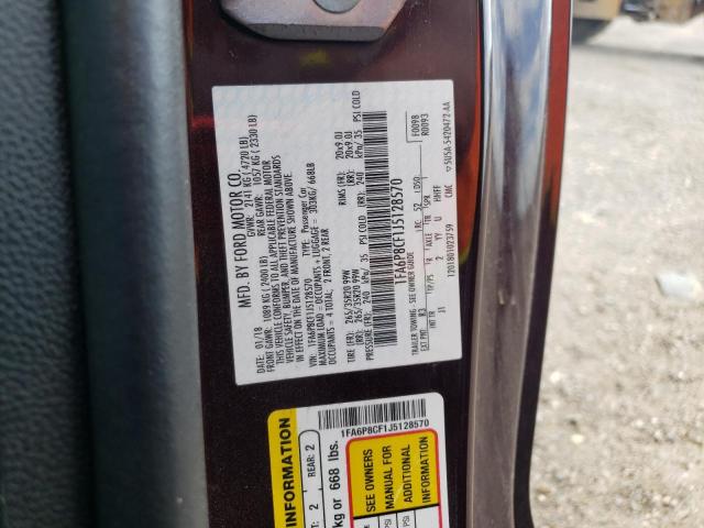 Photo 10 from auction – 2018 FORD MUSTANG with VIN 1FA6P8CF1J5128570