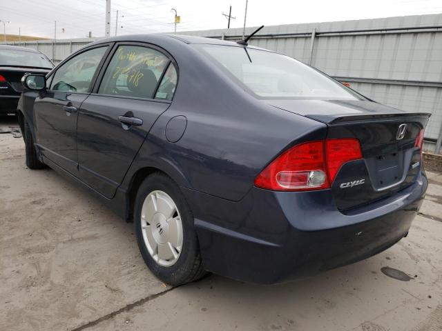 Photo 3 from auction – 2008 HONDA CIVIC HYBR with VIN JHMFA362X8S002497