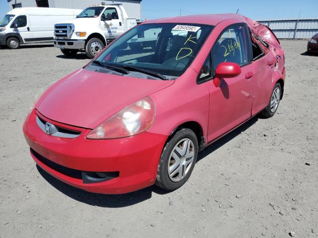 Photo 2 from auction – 2007 HONDA FIT with VIN JHMGD384X7S005425