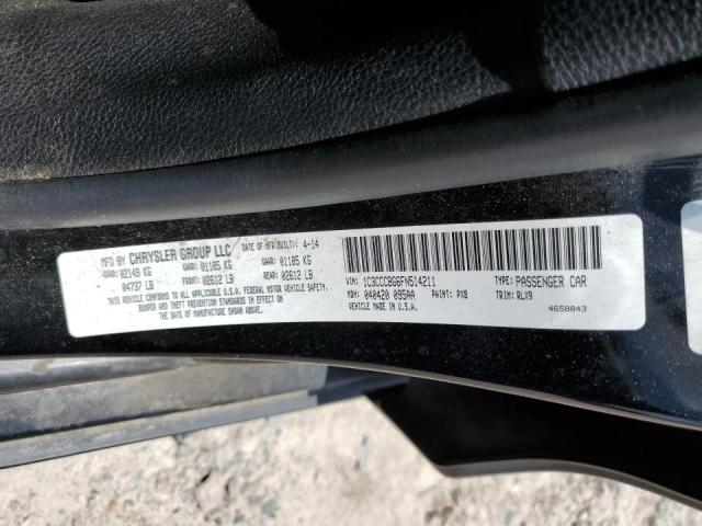 Photo 10 from auction – 2015 CHRYSLER 200 S with VIN 1C3CCCBG6FN514211