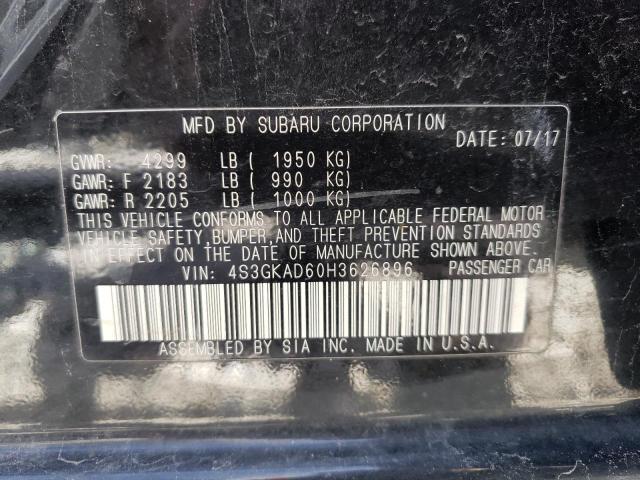 Photo 10 from auction – 2017 SUBARU IMPREZA PR with VIN 4S3GKAD60H3626896