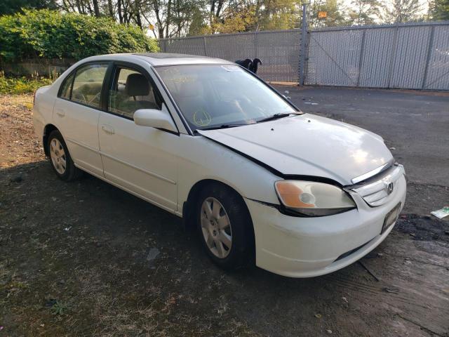 HONDA CIVIC EX 2002 مع رقم تعريف المركبة 2HGES25762H556377 - صورة من المزاد