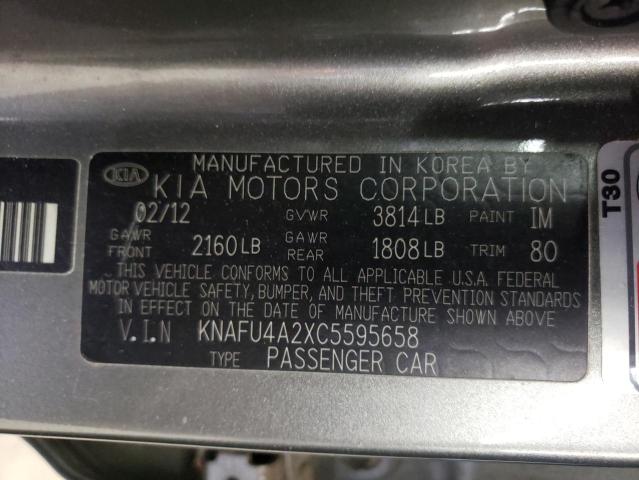 Photo 10 from auction – 2012 KIA FORTE EX with VIN KNAFU4A2XC5595658