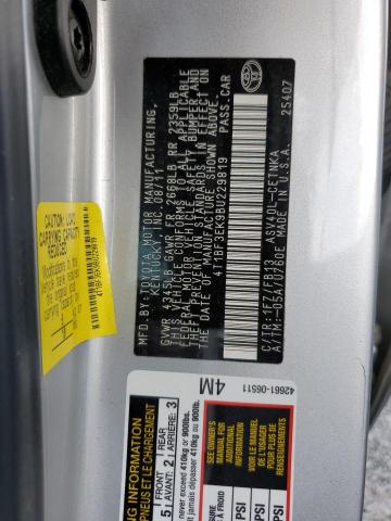 صورة رقم 10 من المزاد - 2011 TOYOTA CAMRY BASE مع VIN 4T1BF3EK9BU229819