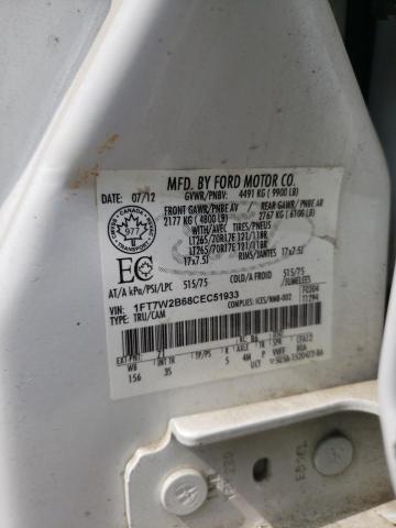 Photo 10 from auction – 2012 FORD F250 SUPER with VIN 1FT7W2B68CEC51933
