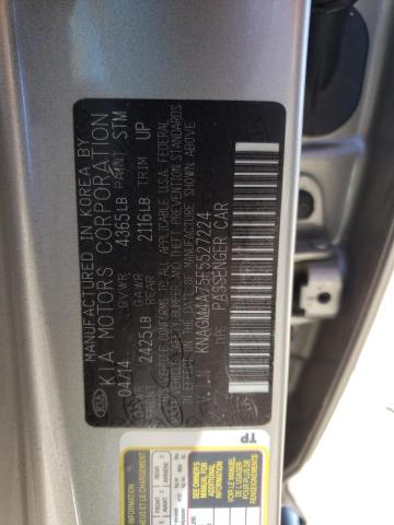 Photo 10 from auction – 2015 KIA OPTIMA LX with VIN KNAGM4A75F5527224