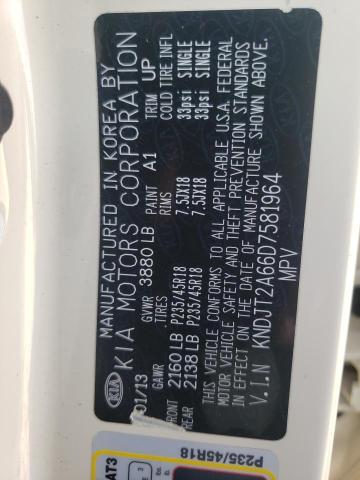 صورة رقم 10 من المزاد - 2013 KIA SOUL + مع VIN KNDJT2A66D7581964