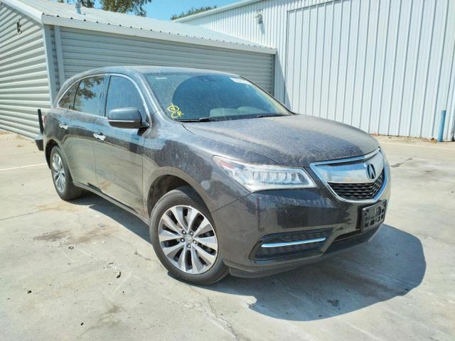 ACURA MDX TECHNO 2014 with VIN 5FRYD3H4XEB008159 - Photo from auction