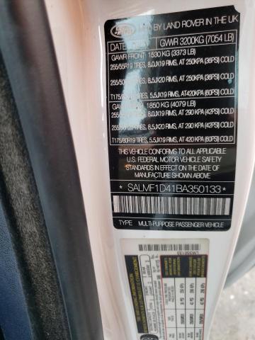 Photo 10 from auction – 2011 LAND ROVER RANGE ROVE with VIN SALMF1D41BA350133
