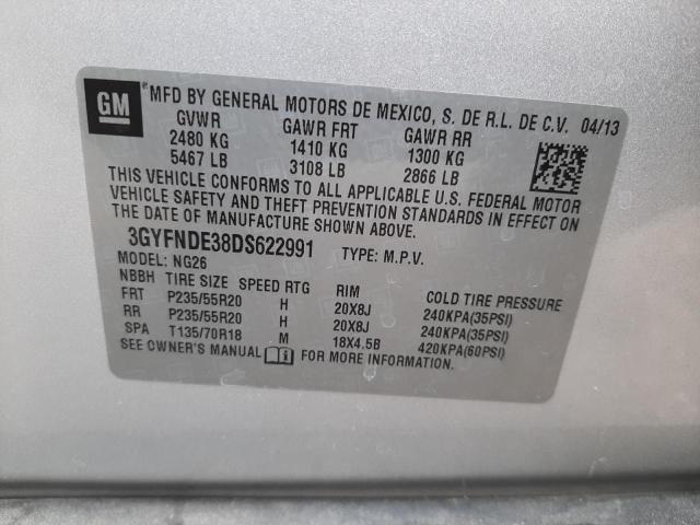 Photo 10 from auction – 2013 CADILLAC SRX PERFOR with VIN 3GYFNDE38DS622991