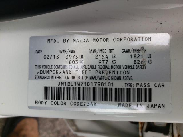 Photo 10 from auction – 2013 MAZDA 3 I with VIN JM1BL1W71D1798101
