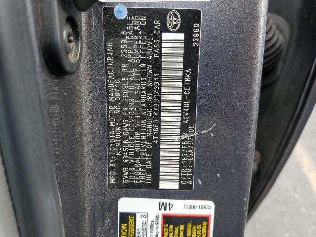 Photo 10 from auction – 2011 TOYOTA CAMRY BASE with VIN 4T1BF3EKXBU173311