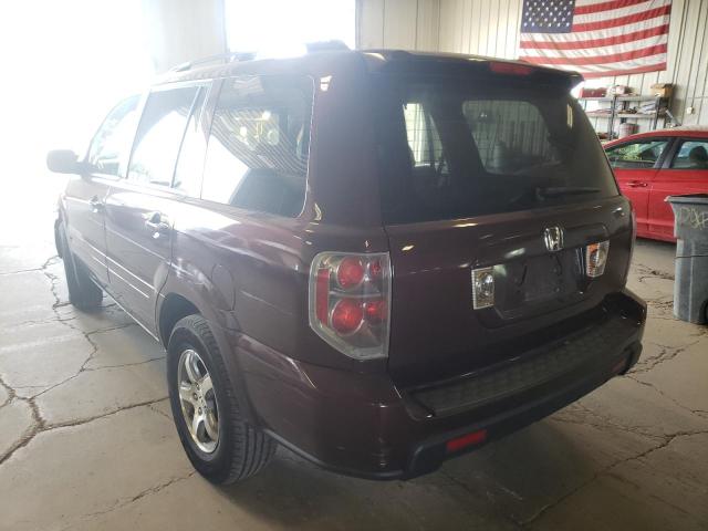 Photo 3 from auction – 2008 HONDA PILOT EXL with VIN 5FNYF18528B005351