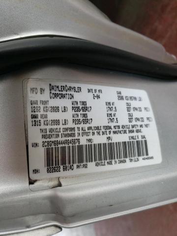 Photo 10 from auction – 2004 CHRYSLER PACIFICA with VIN 2C8GM68444R645676