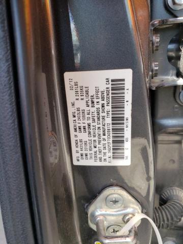 Photo 10 from auction – 2012 HONDA ACCORD EX with VIN 1HGCP2F70CA096172