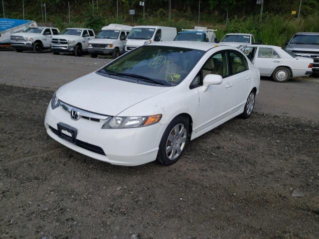 Photo 2 from auction – 2008 HONDA CIVIC LX with VIN 2HGFA16548H301136