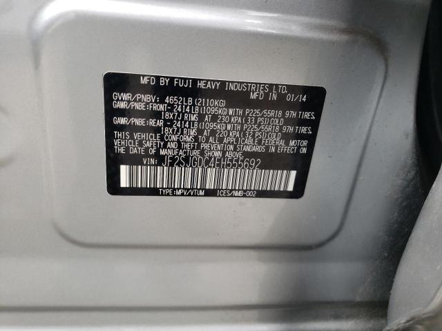 Photo 10 from auction – 2014 SUBARU FORESTER 2 with VIN JF2SJGDC4EH555692