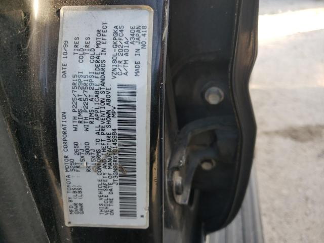 Photo 10 from auction – 2000 TOYOTA 4RUNNER SR with VIN JT3GN86R6Y0145984