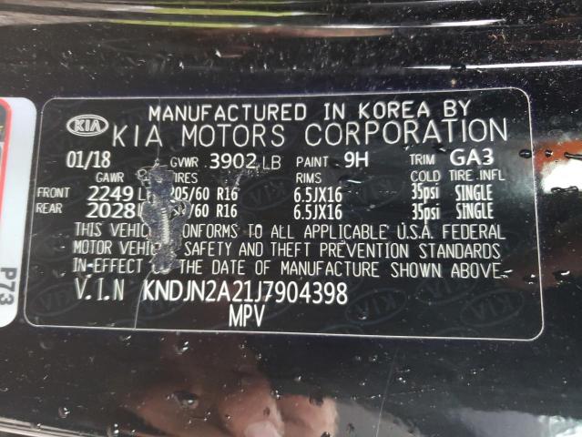 Photo 10 from auction – 2018 KIA SOUL with VIN KNDJN2A21J7904398