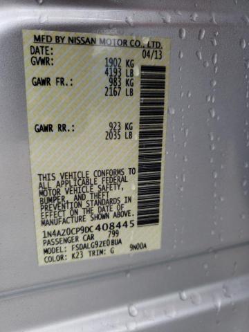 Photo 10 from auction – 2013 NISSAN LEAF S with VIN 1N4AZ0CP9DC408445
