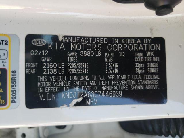 Photo 10 from auction – 2012 KIA SOUL with VIN KNDJT2A63C7446939