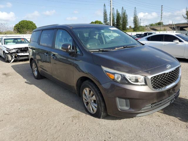 KIA SEDONA LX 2015 with VIN KNDMB5C18F6043343 - Photo from auction