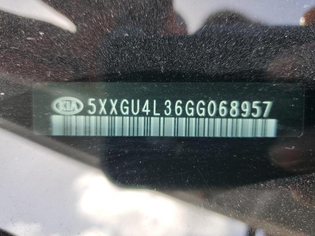 Photo 10 from auction – 2016 KIA OPTIMA EX with VIN 5XXGU4L36GG068957