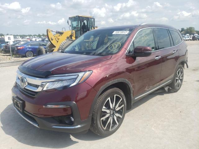Photo 2 from auction – 2021 HONDA PILOT ELIT with VIN 5FNYF6H04MB074828