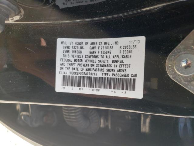 Photo 10 from auction – 2014 HONDA ACCORD SPO with VIN 1HGCR2F57EA079218