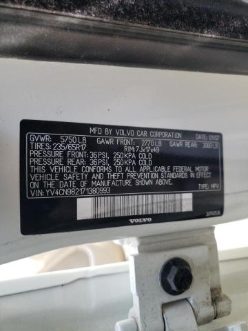 Photo 10 from auction – 2007 VOLVO XC90 3.2 with VIN YV4CN982171380993