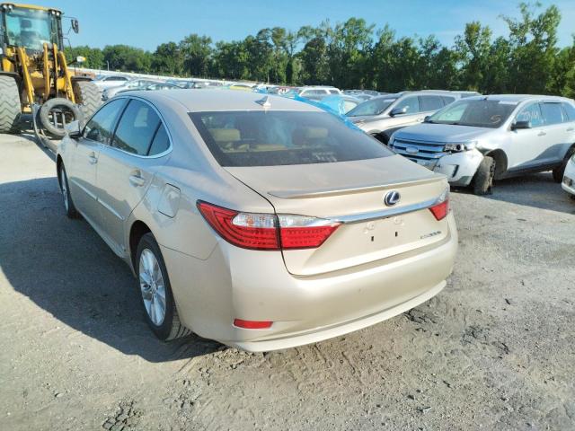 Photo 3 from auction – 2014 LEXUS ES 300H with VIN JTHBW1GG3E2073549