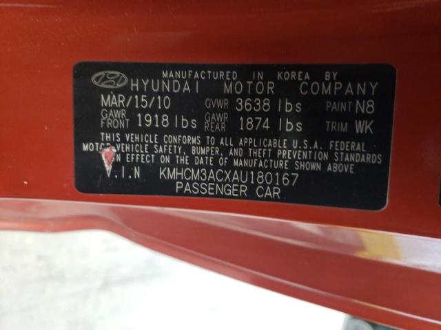 Photo 10 from auction – 2010 HYUNDAI ACCENT BLU with VIN KMHCM3ACXAU180167