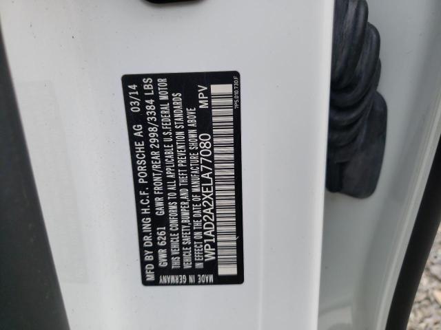 Photo 10 from auction – 2014 PORSCHE CAYENNE GT with VIN WP1AD2A2XELA77080