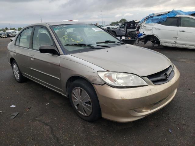 HONDA CIVIC LX 2004 with VIN 2HGES16554H587775 - Photo from auction