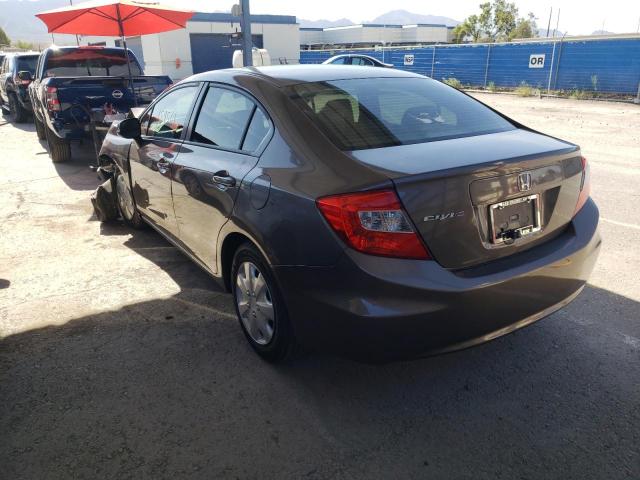 Photo 3 from auction – 2012 HONDA CIVIC LX with VIN 19XFB2F54CE047420