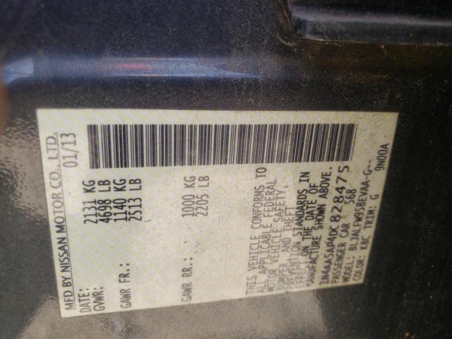 Photo 10 from auction – 2013 NISSAN MAXIMA S with VIN 1N4AA5AP4DC828475