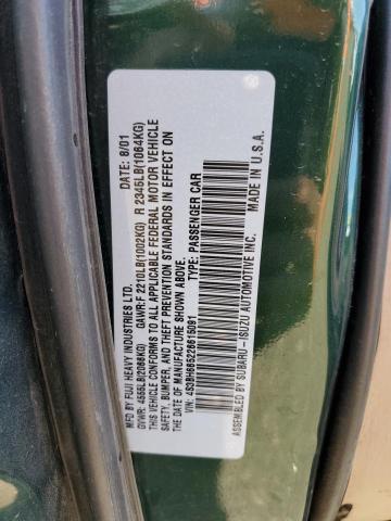 Photo 10 from auction – 2002 SUBARU LEGACY OUT with VIN 4S3BH665226615091