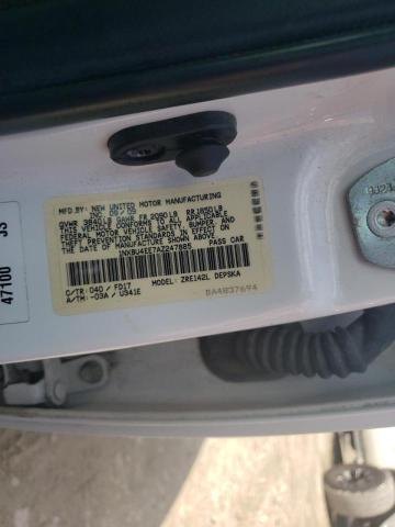 Photo 10 from auction – 2010 TOYOTA COROLLA BA with VIN 1NXBU4EE7AZ247885