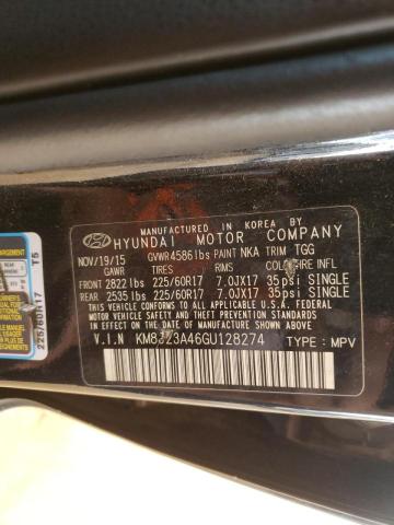 Photo 10 from auction – 2016 HYUNDAI TUCSON SE with VIN KM8J23A46GU128274