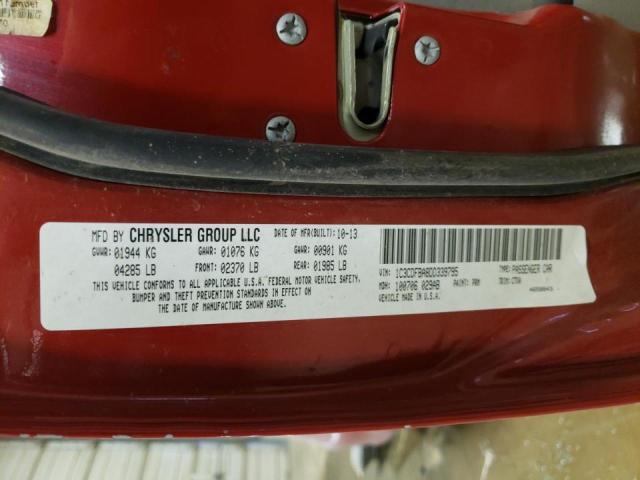 Photo 10 from auction – 2013 DODGE DART SXT with VIN 1C3CDFBA8DD339795