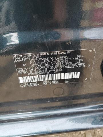 Photo 10 from auction – 2011 TOYOTA RAV4 LIMIT with VIN 2T3DK4DV0BW063428
