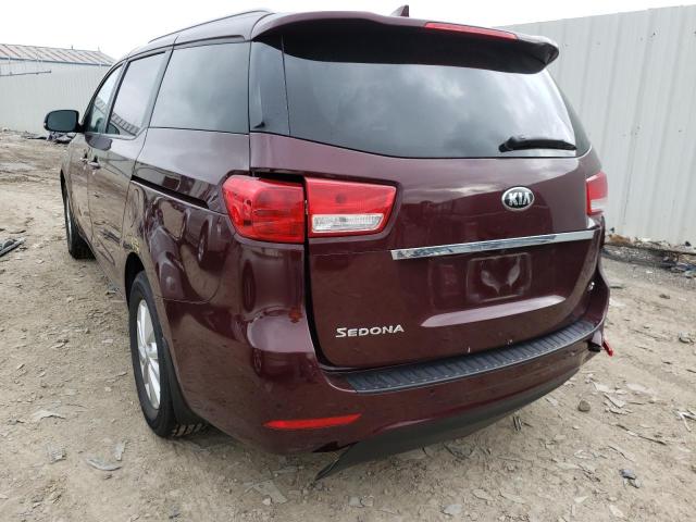 Photo 3 from auction – 2017 KIA SEDONA LX with VIN KNDMB5C19H6328507