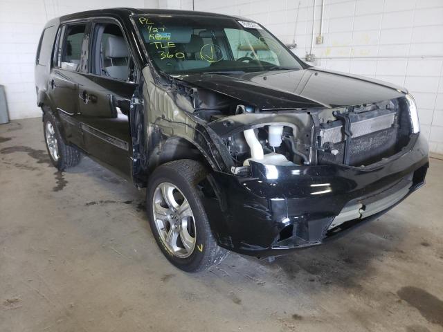 HONDA PILOT EX 2013 with VIN 5FNYF4H46DB059092 - Photo from auction