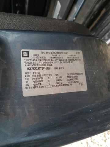 Photo 10 from auction – 2007 GMC YUKON with VIN 1GKFK63867J314799