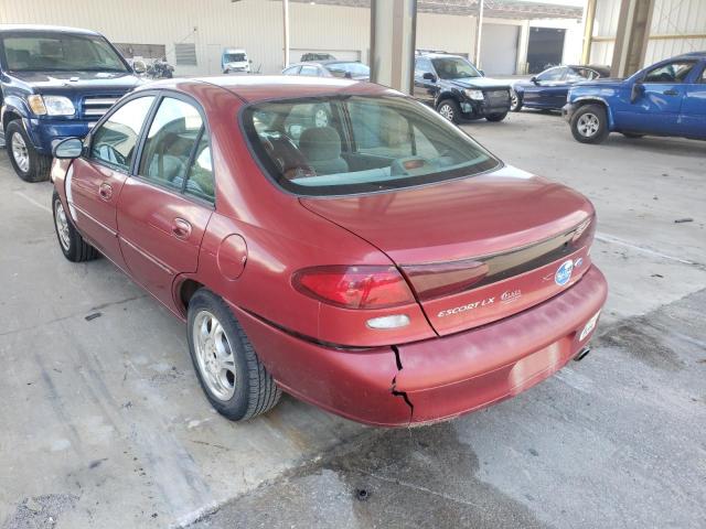 Photo 3 from auction – 1997 FORD ESCORT LX with VIN 1FALP13P7VW126017