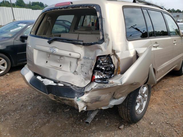 Photo 9 from auction – 2004 TOYOTA HIGHLANDER with VIN JTEEP21A740051131