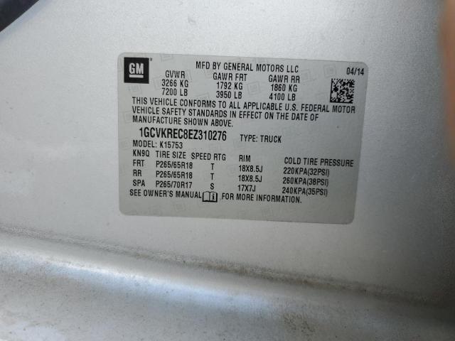 Photo 10 from auction – 2014 CHEVROLET SILVERADO with VIN 1GCVKREC8EZ310276