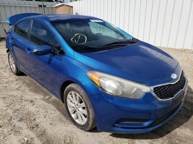 KIA FORTE 2014 with VIN KNAFX4A6XE5097909 - Photo from auction
