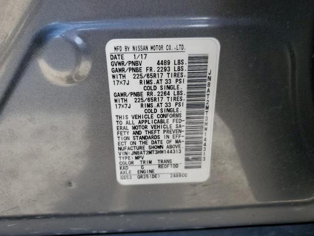 Photo 10 from auction – 2017 NISSAN ROGUE S with VIN JN8AT2MT3HW144313