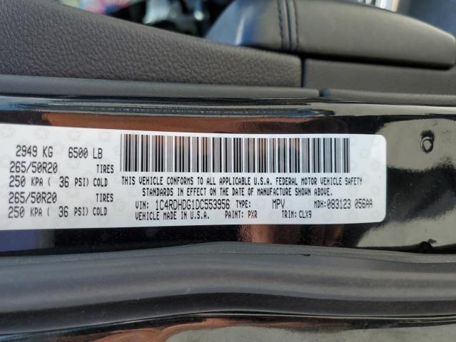 Photo 10 from auction – 2013 DODGE DURANGO CR with VIN 1C4RDHDG1DC553956